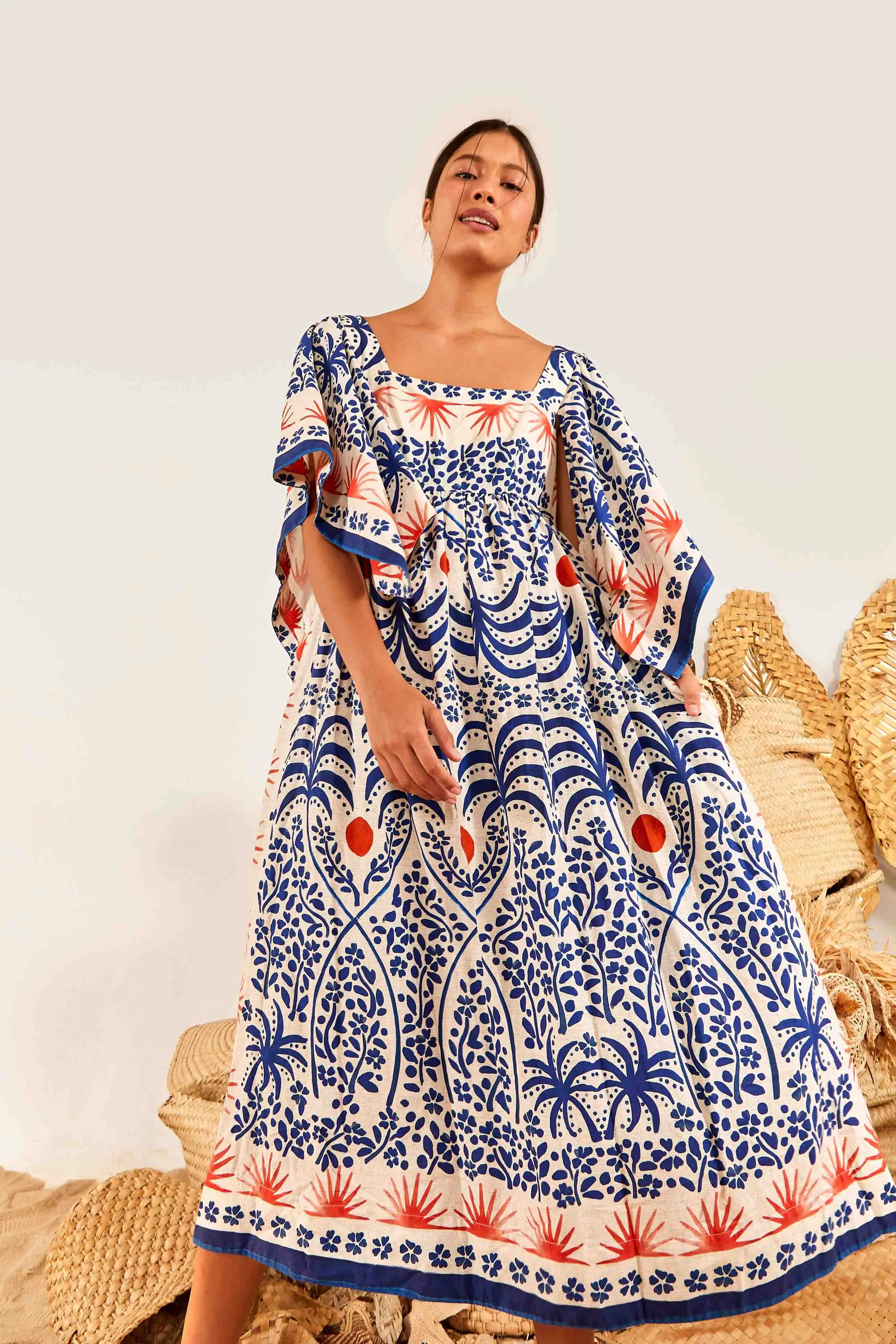 Afternoon Breeze Midi Dress sold by FARM Rio product image thumbnail 3