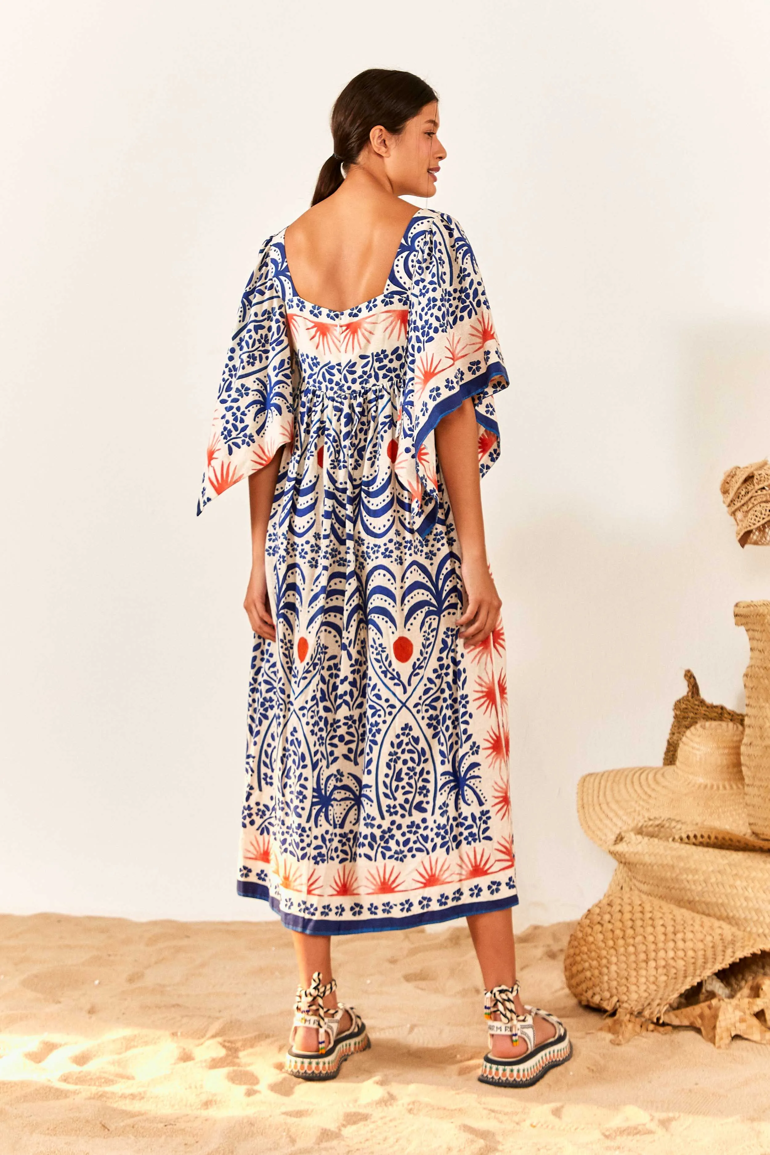 Afternoon Breeze Midi Dress sold by FARM Rio product image thumbnail 4