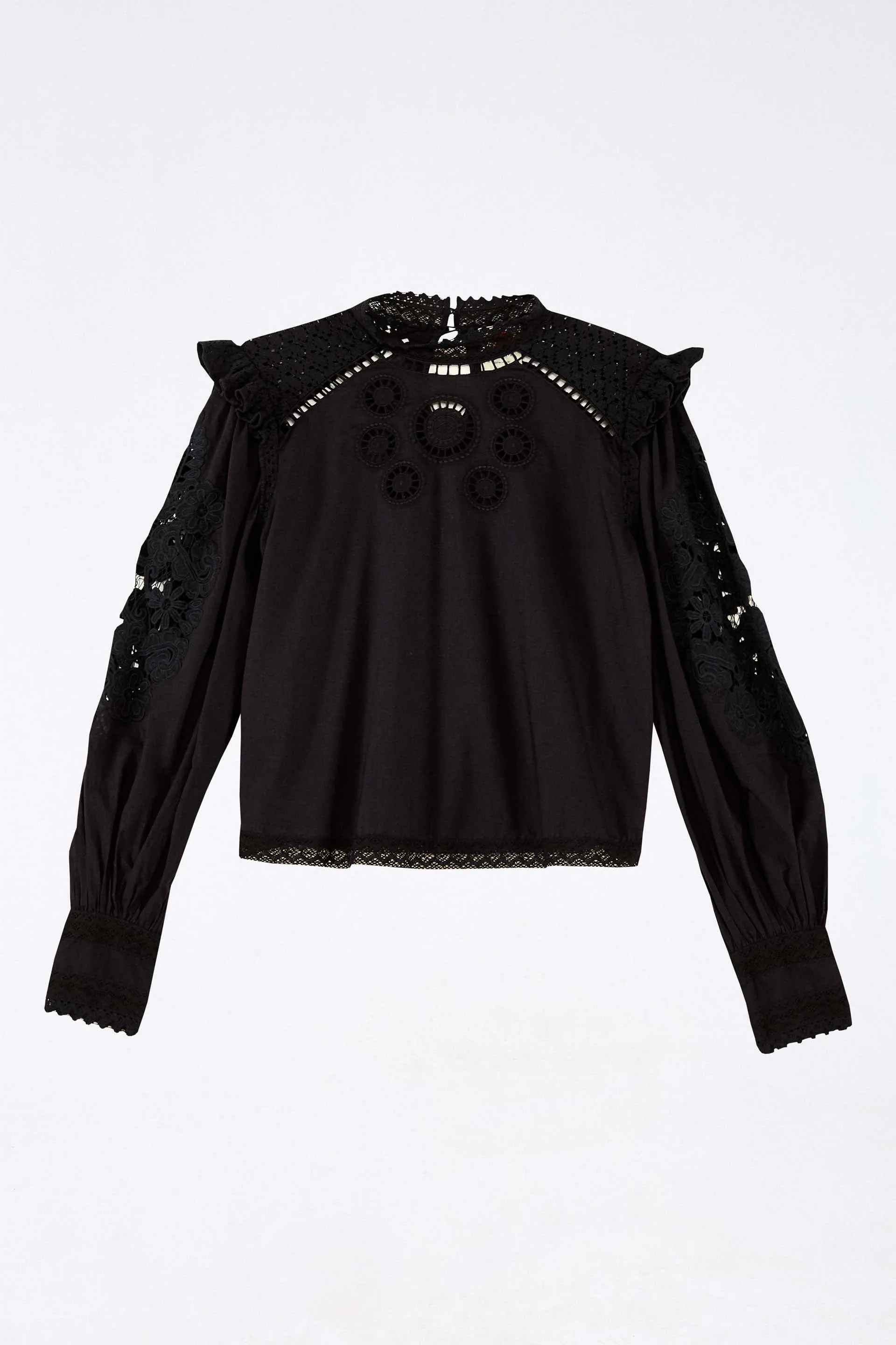 BLACK LACE BLOUSE sold by FARM Rio product image thumbnail 5