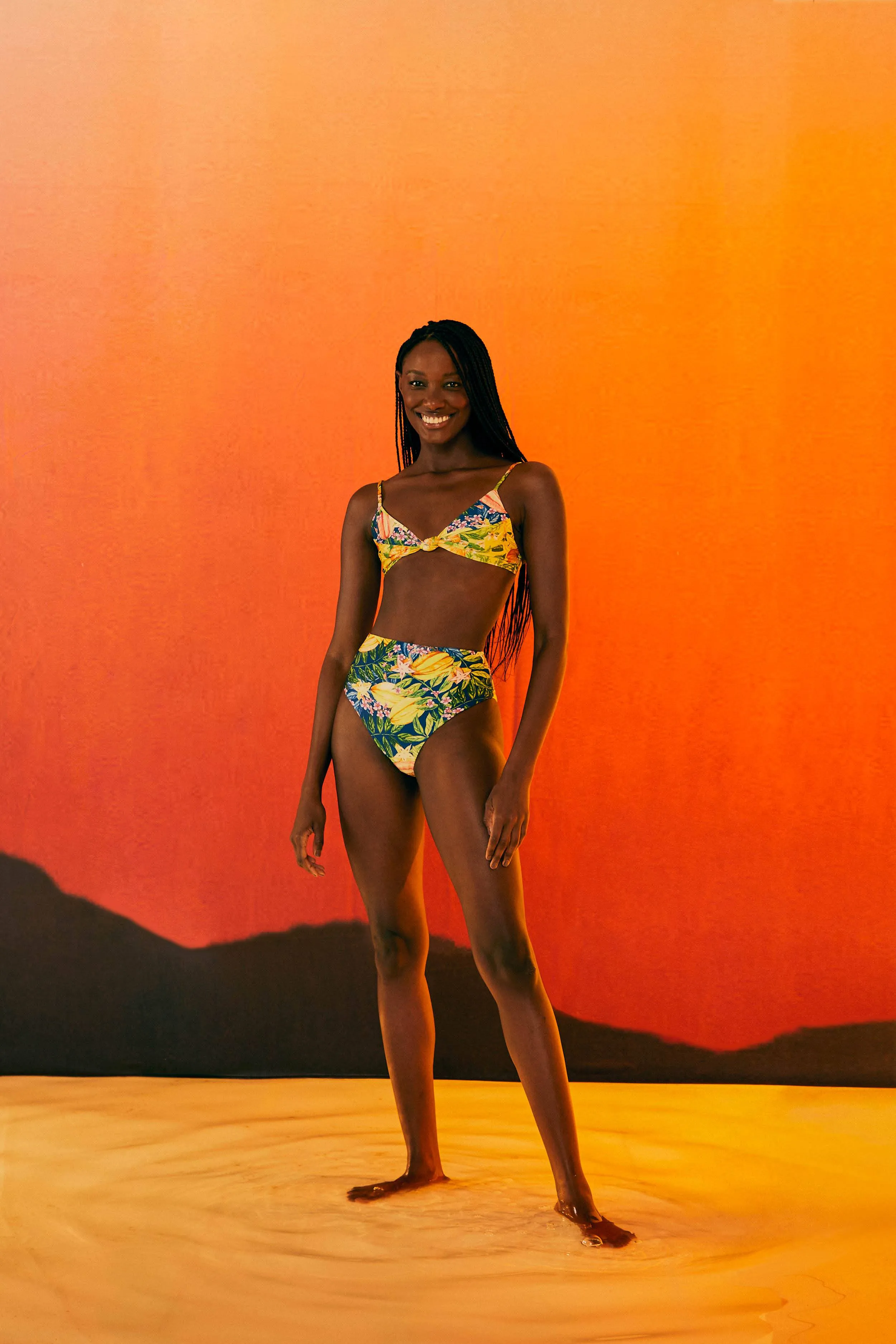 CAIPIRINHA HIGH WAIST BIKINI BOTTOM sold by FARM Rio product image thumbnail 2