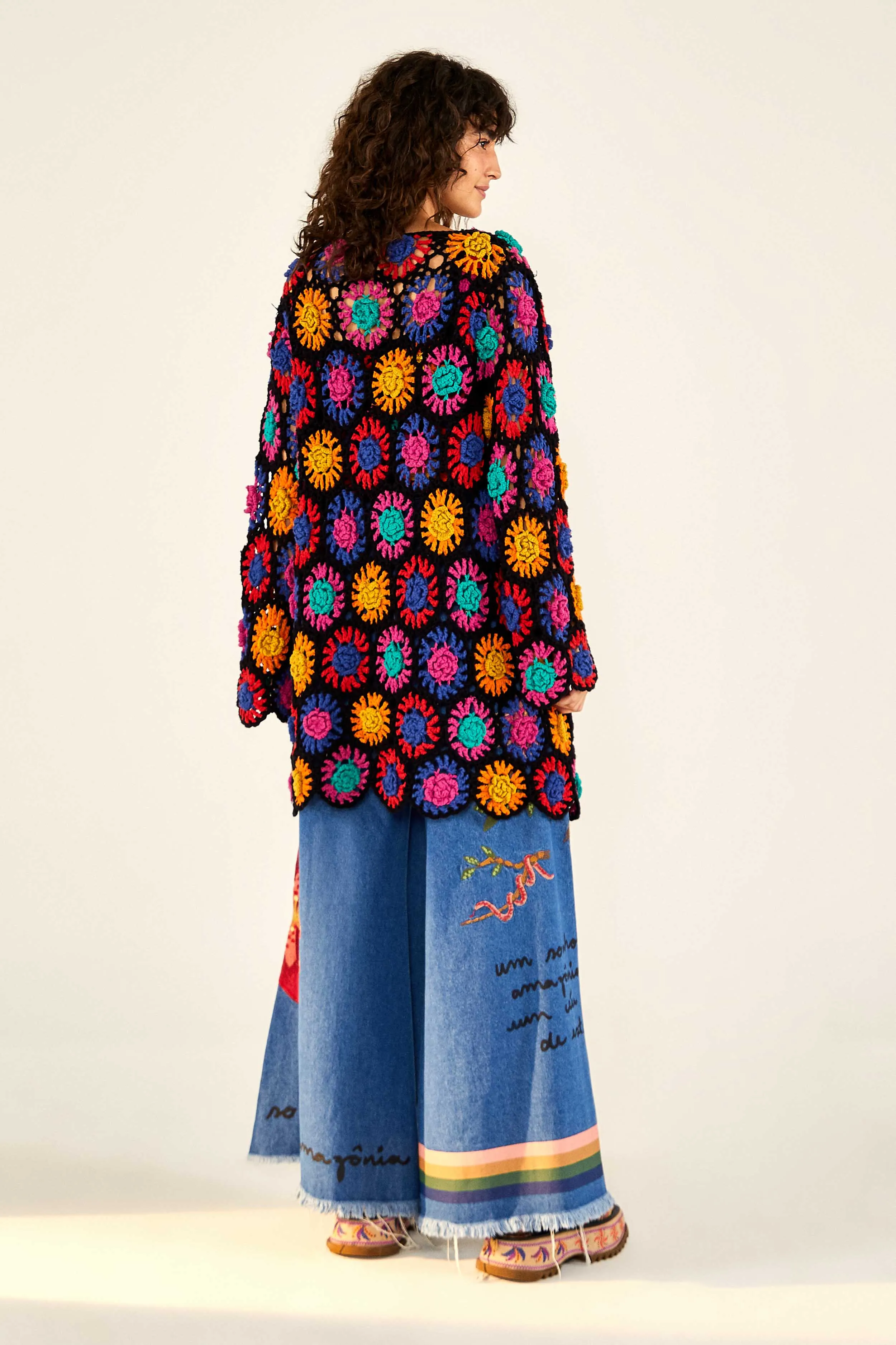 Crochet Flowers Cardigan sold by FARM Rio product image thumbnail 4