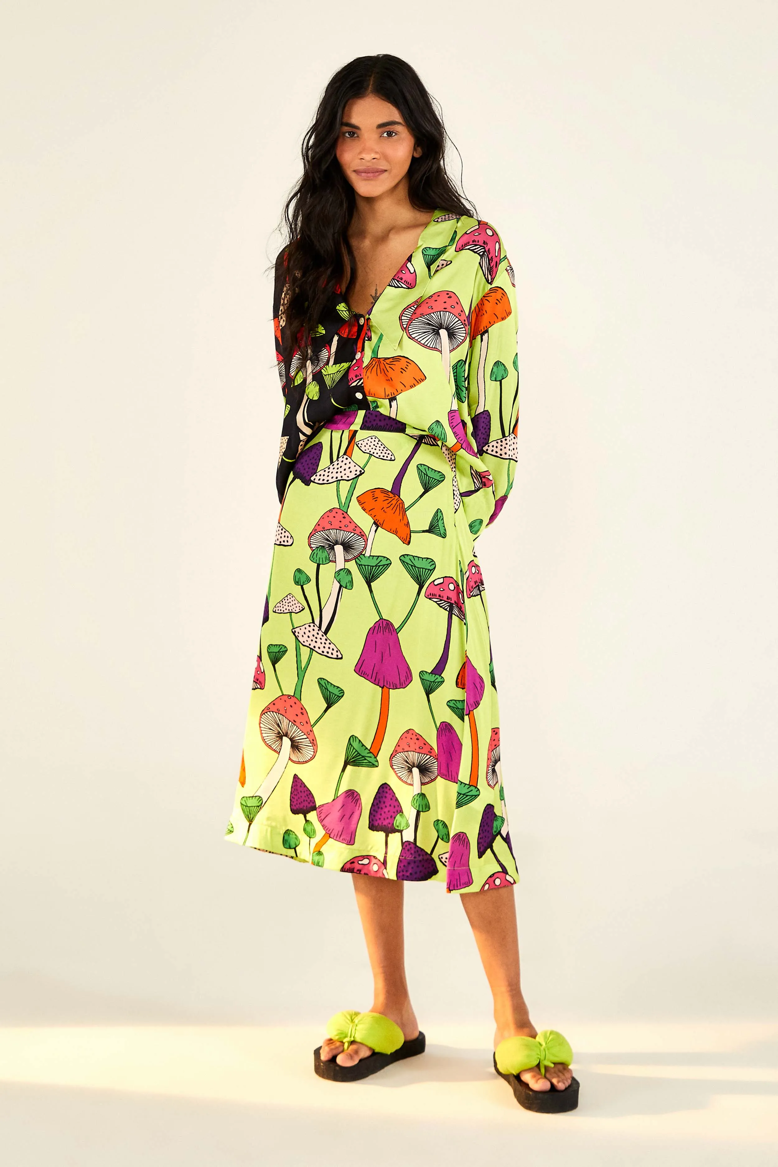 Mixed Mushrooms Shirt sold by FARM Rio product image thumbnail 4