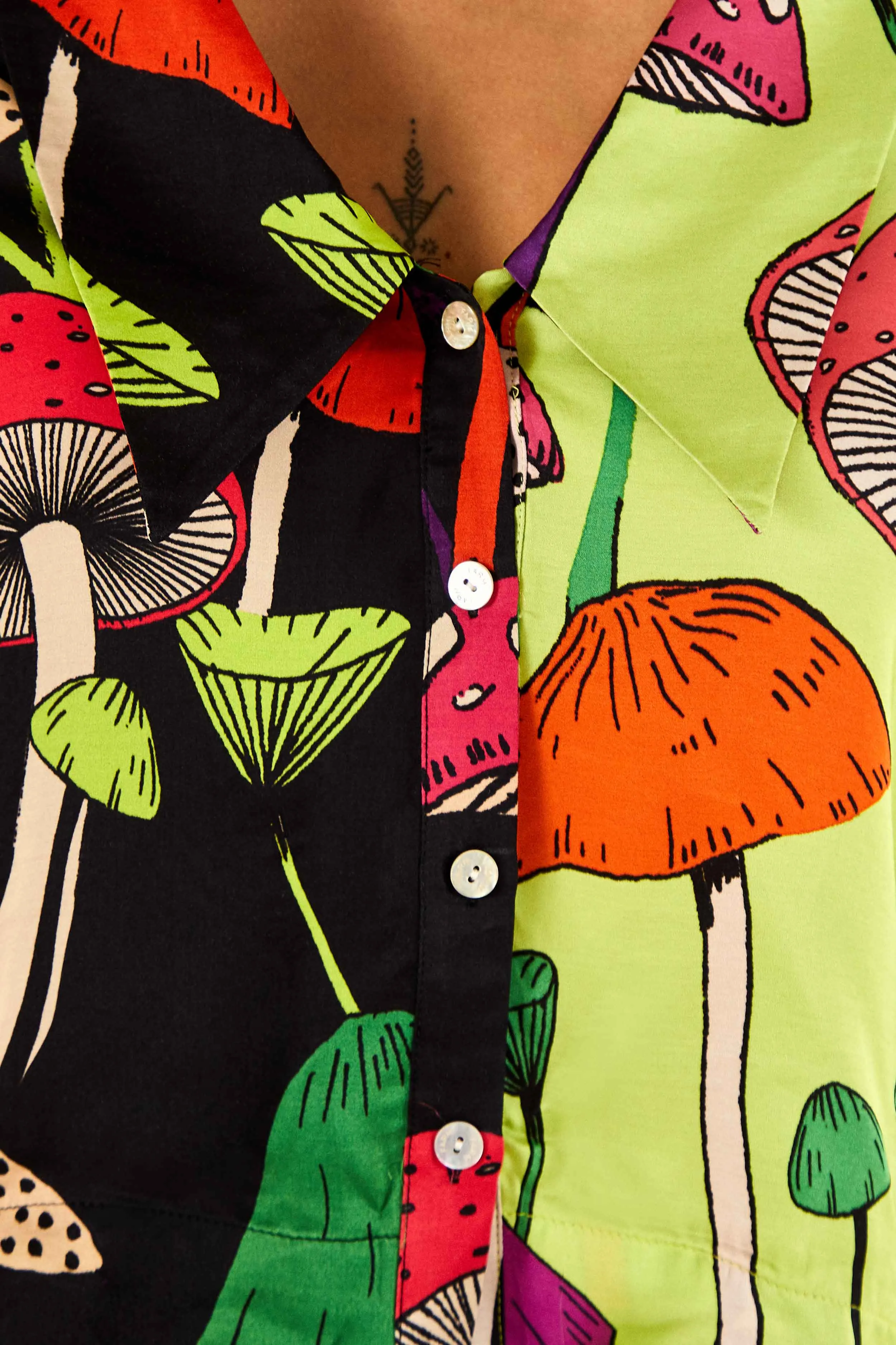 Mixed Mushrooms Shirt sold by FARM Rio product image thumbnail 5