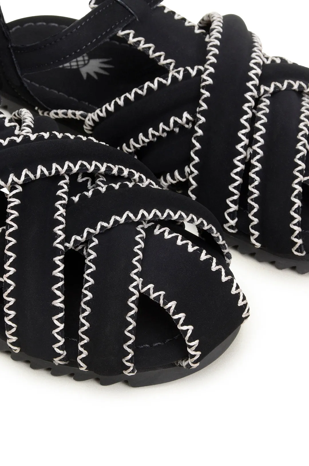 Black Zigzag Sandal sold by FARM Rio product image thumbnail 2