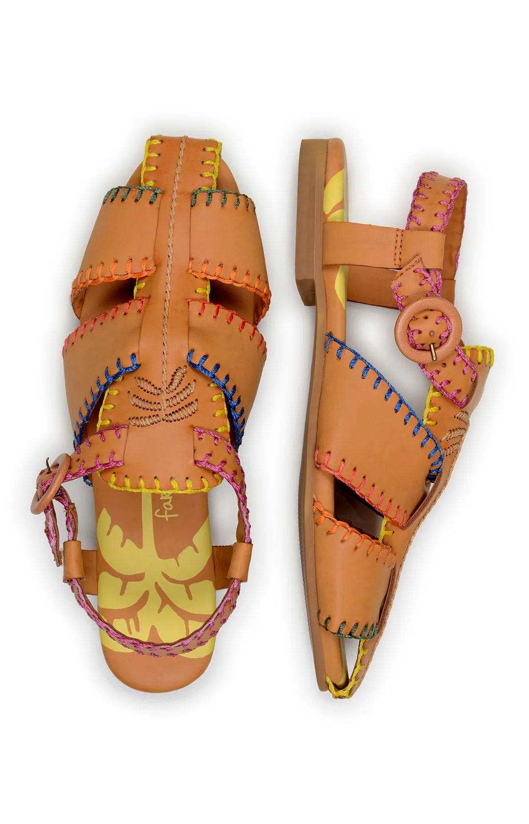 Caramel Palm Tree Sandal sold by FARM Rio product image thumbnail 2