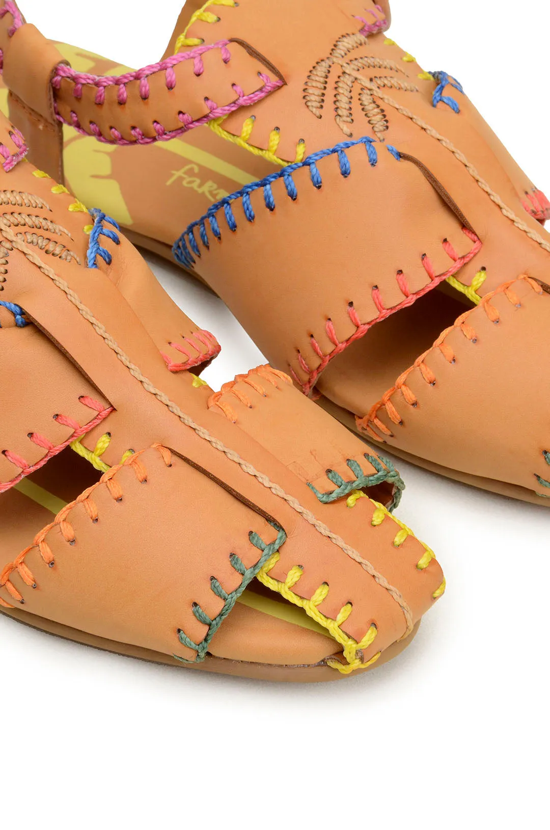 Caramel Palm Tree Sandal sold by FARM Rio product image thumbnail 3
