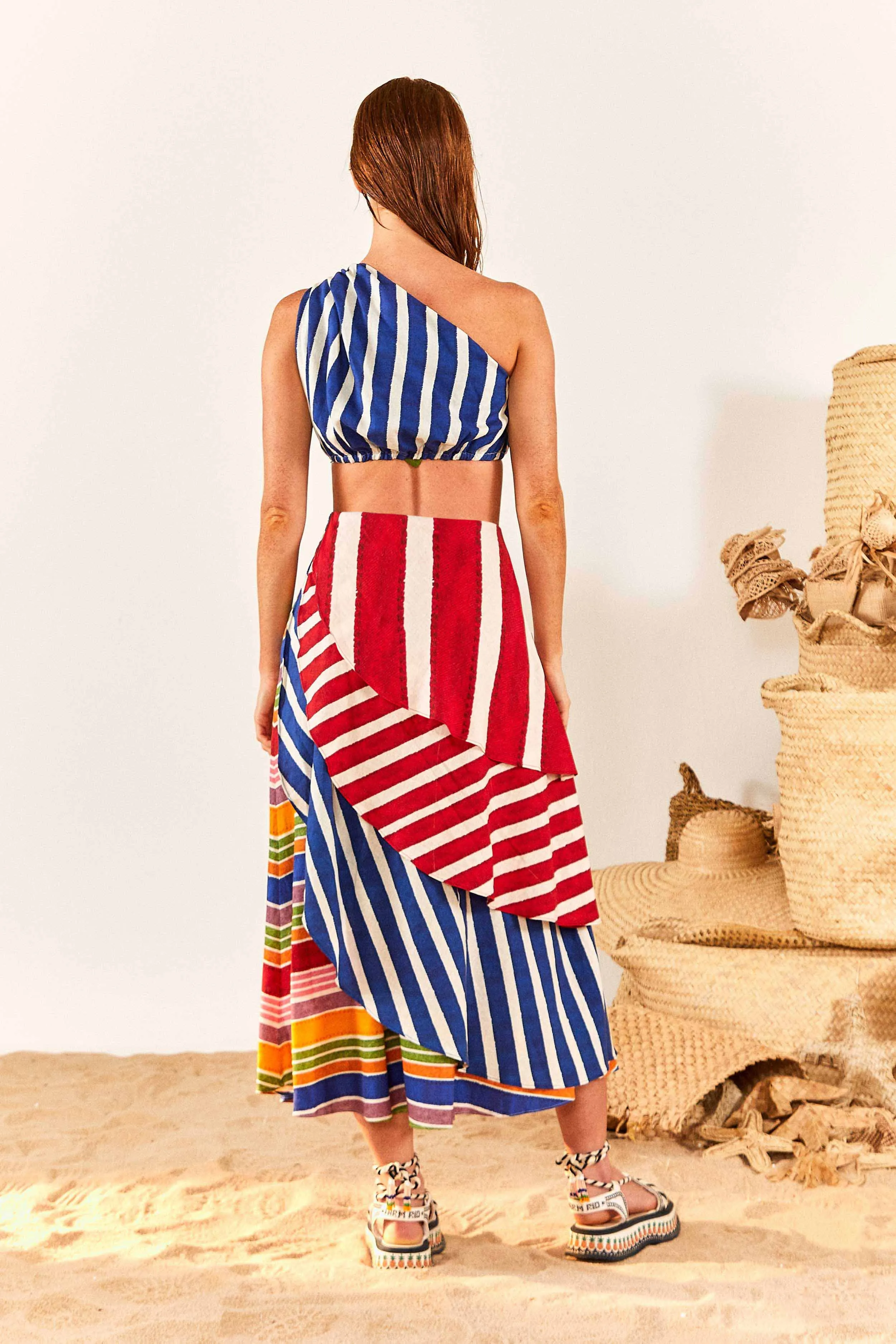 Blue Stripes Twisted Top sold by FARM Rio product image thumbnail 2