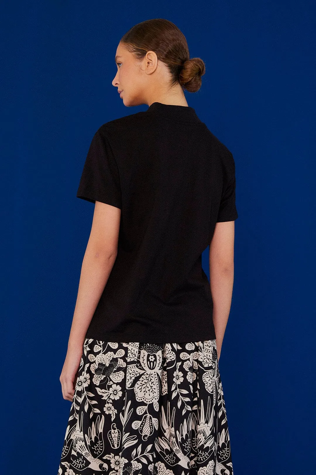 This Place Is Full Of Love Black Cropped Tee sold by FARM Rio product image thumbnail 3