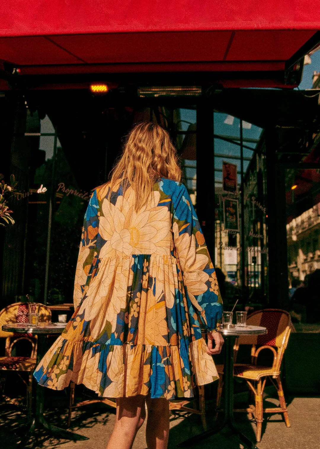 Mandacaru Floral Black Hilma Short Dress sold by FARM Rio product image thumbnail 2