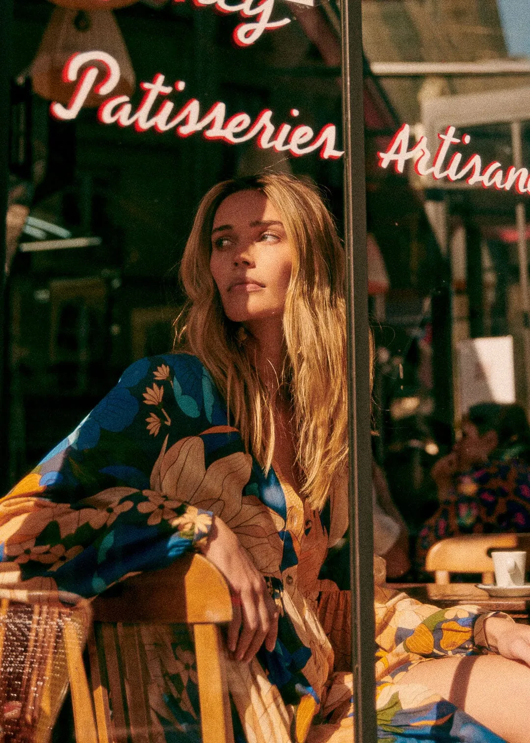 Mandacaru Floral Black Hilma Short Dress sold by FARM Rio product image thumbnail 4