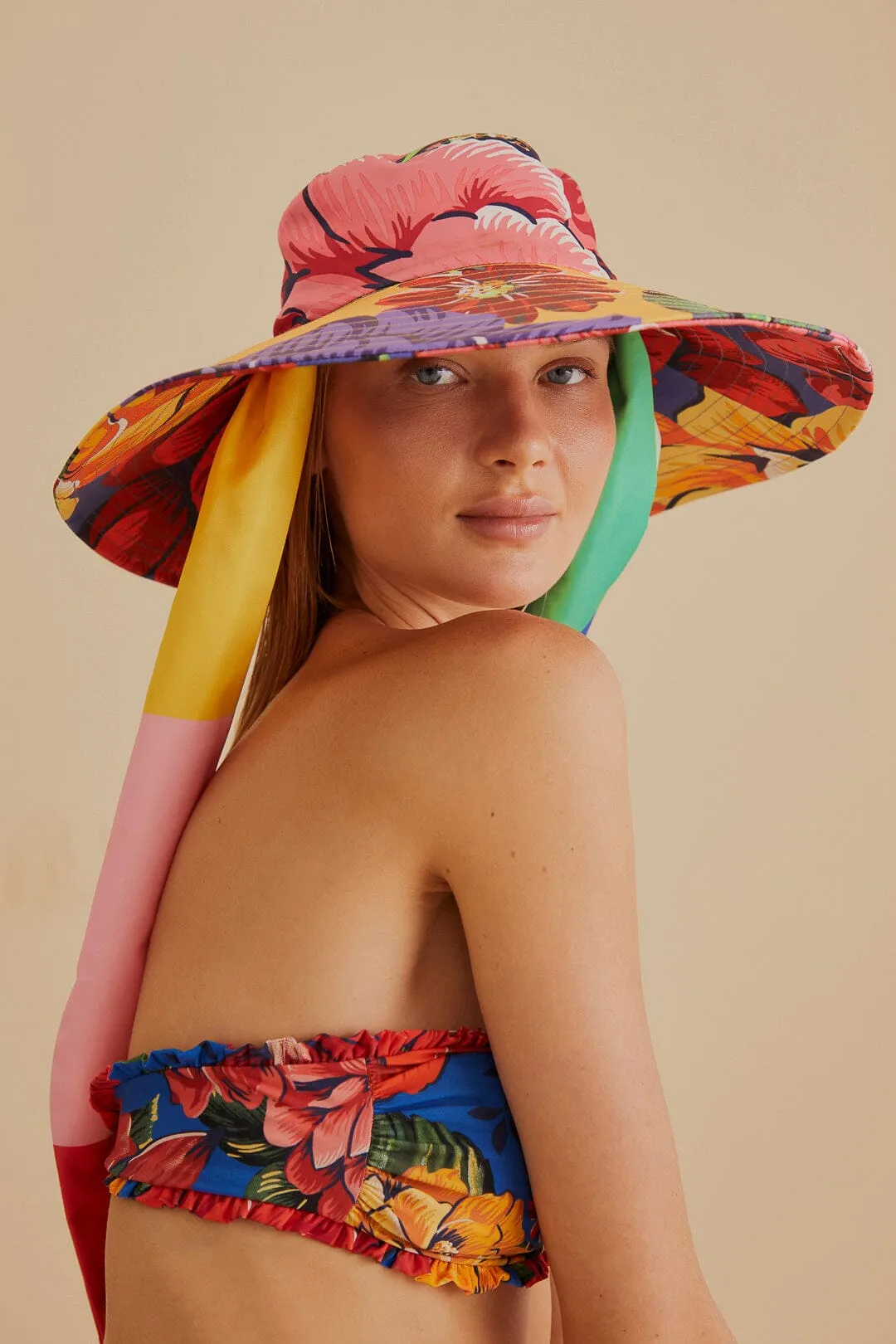 Green Winter Chita Hat sold by FARM Rio