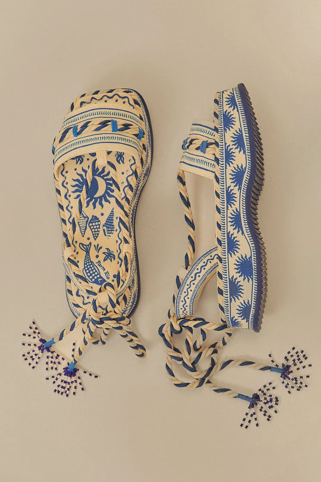 Off-White Flatform Sandal sold by FARM Rio product image thumbnail 4