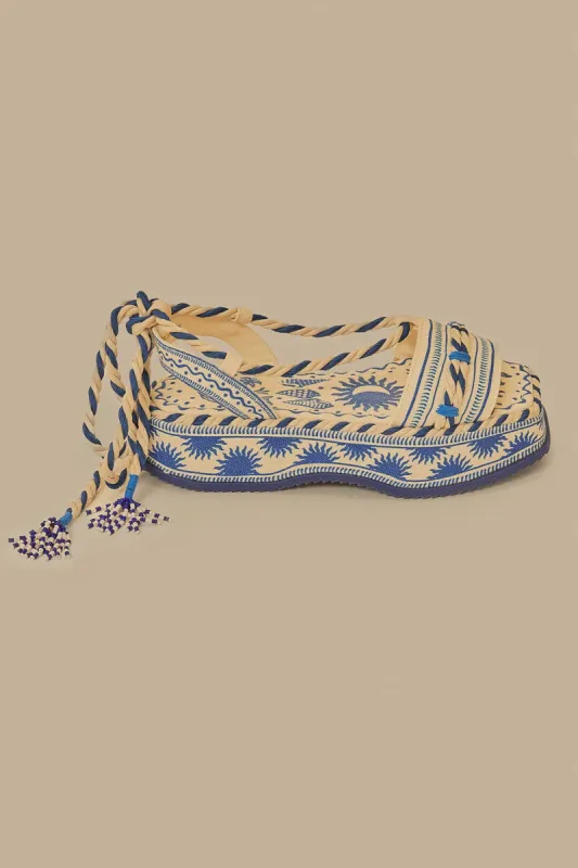 Off-White Flatform Sandal sold by FARM Rio