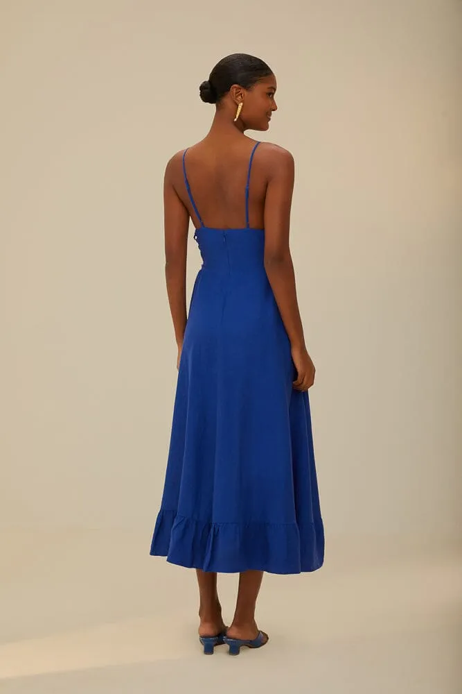 Blue Midi Dress sold by FARM Rio product image thumbnail 4