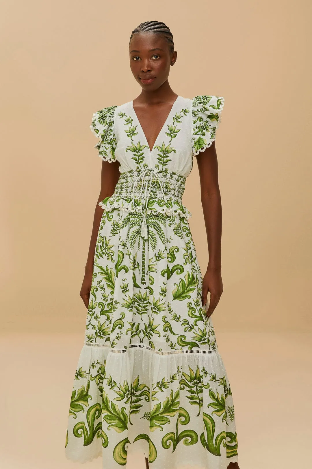 Off-White Milani Maxi Dress sold by FARM Rio product image thumbnail 2