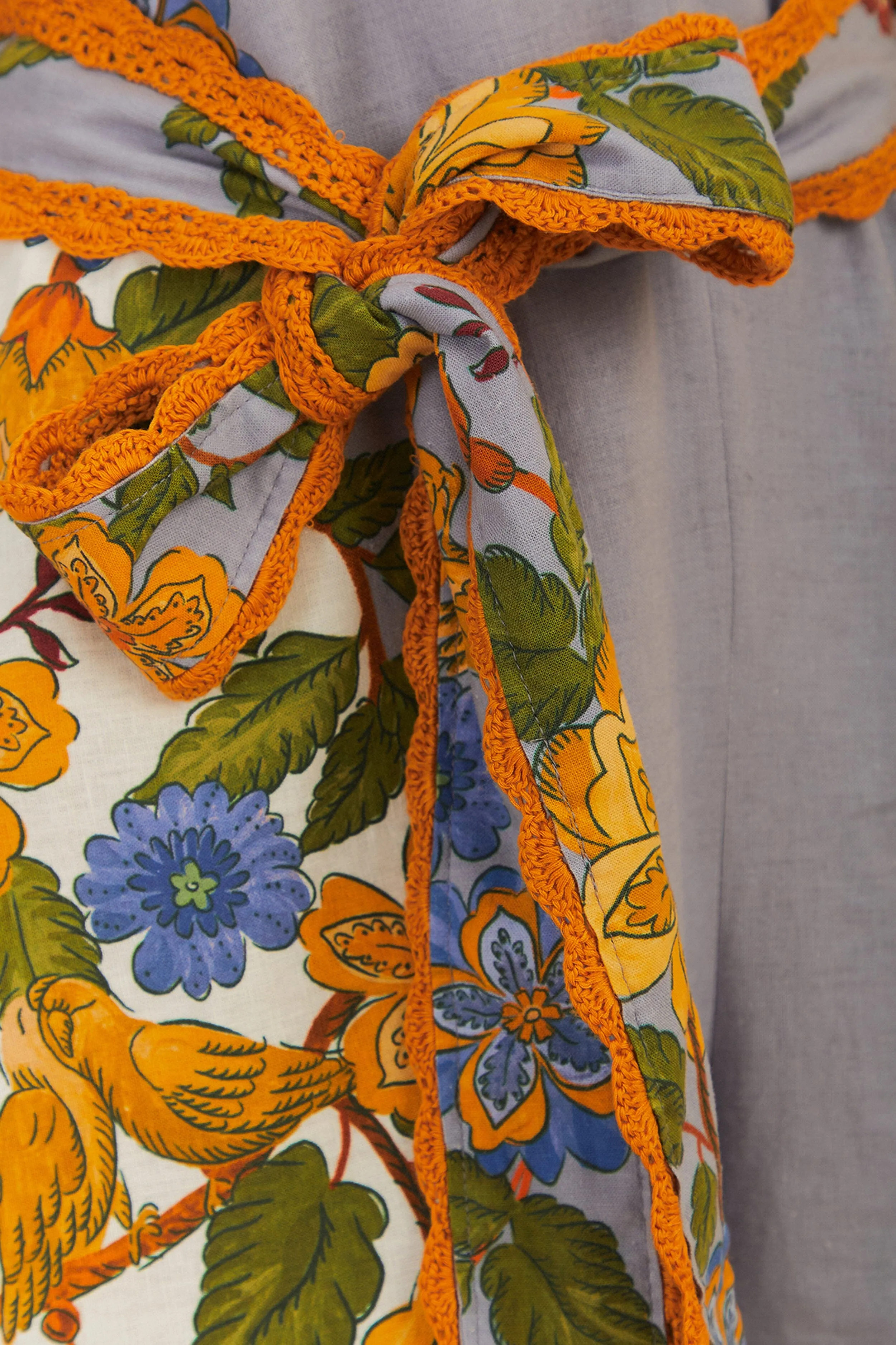 Blue Garden Scarf Romper sold by FARM Rio product image thumbnail 5