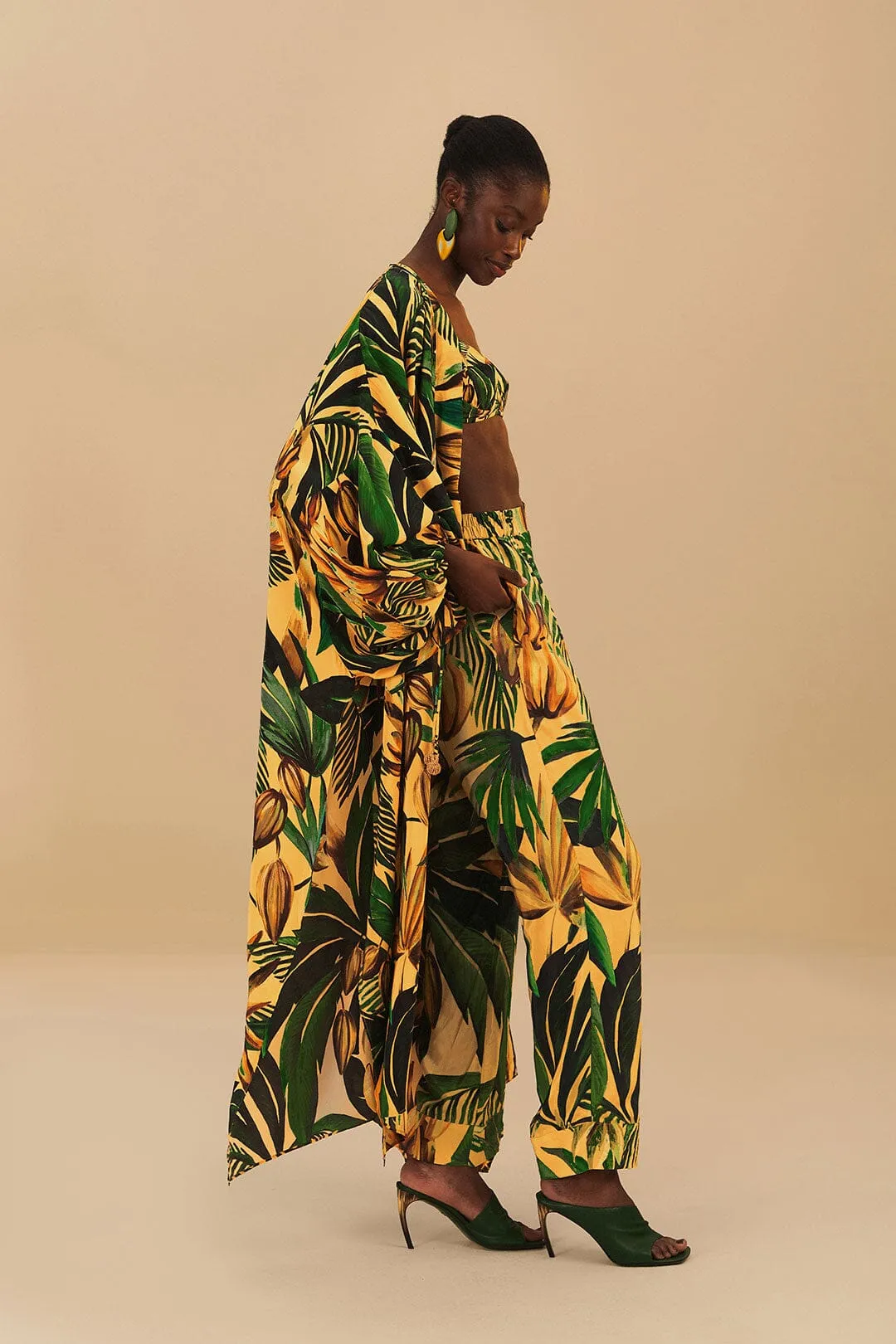 Yellow Bananart Pajama Pants sold by FARM Rio product image thumbnail 3