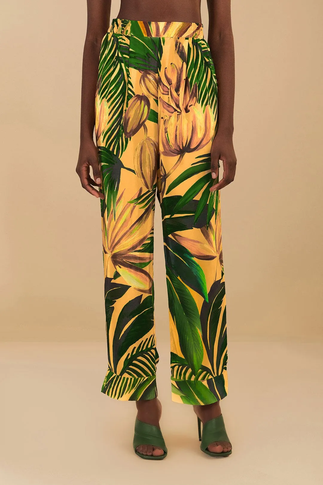 Yellow Bananart Pajama Pants sold by FARM Rio product image thumbnail 2