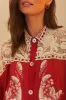 Red Floral Chains Guipure Midi Dress sold by FARM Rio