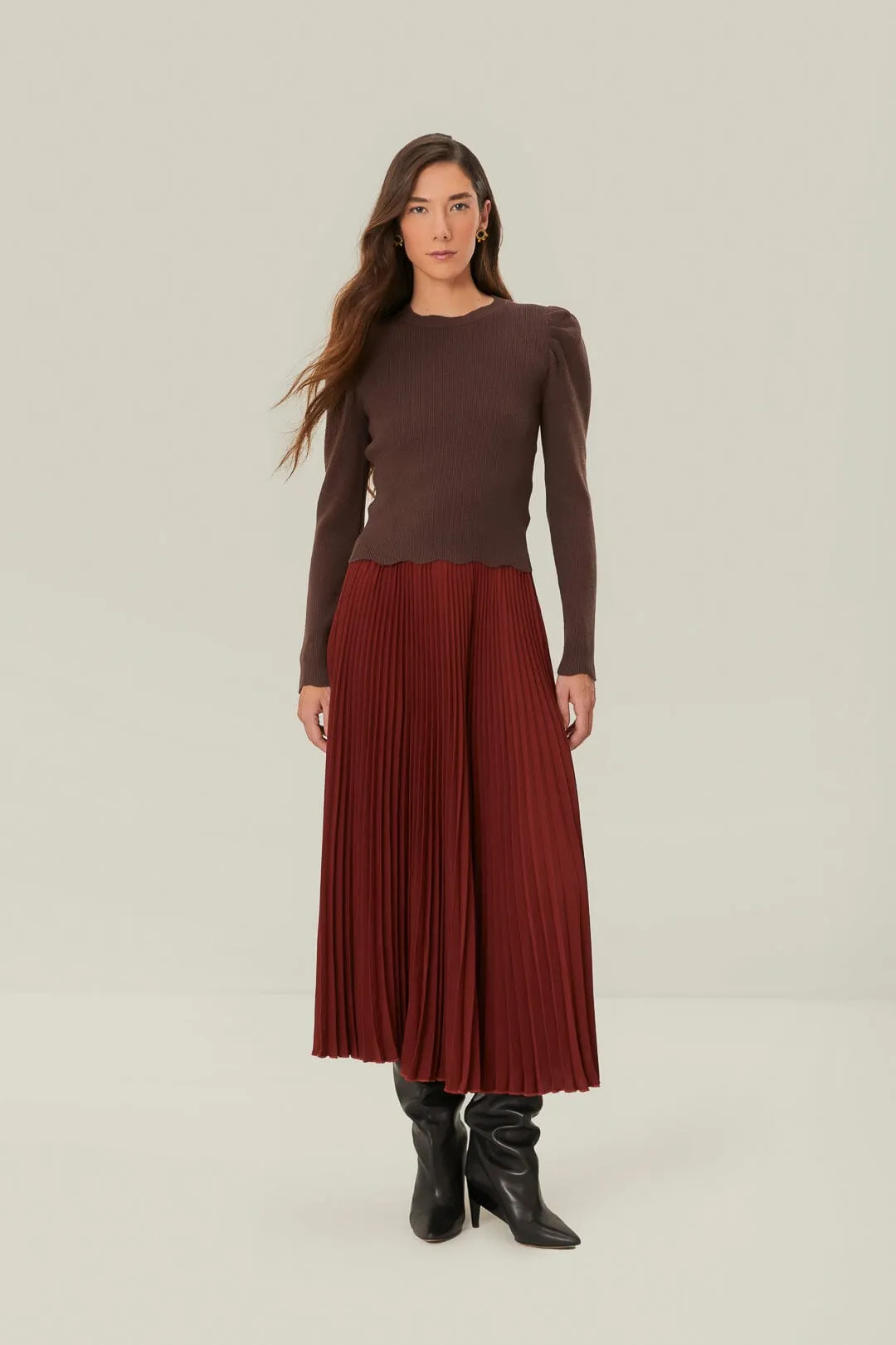 Brown Knit Blouse sold by FARM Rio