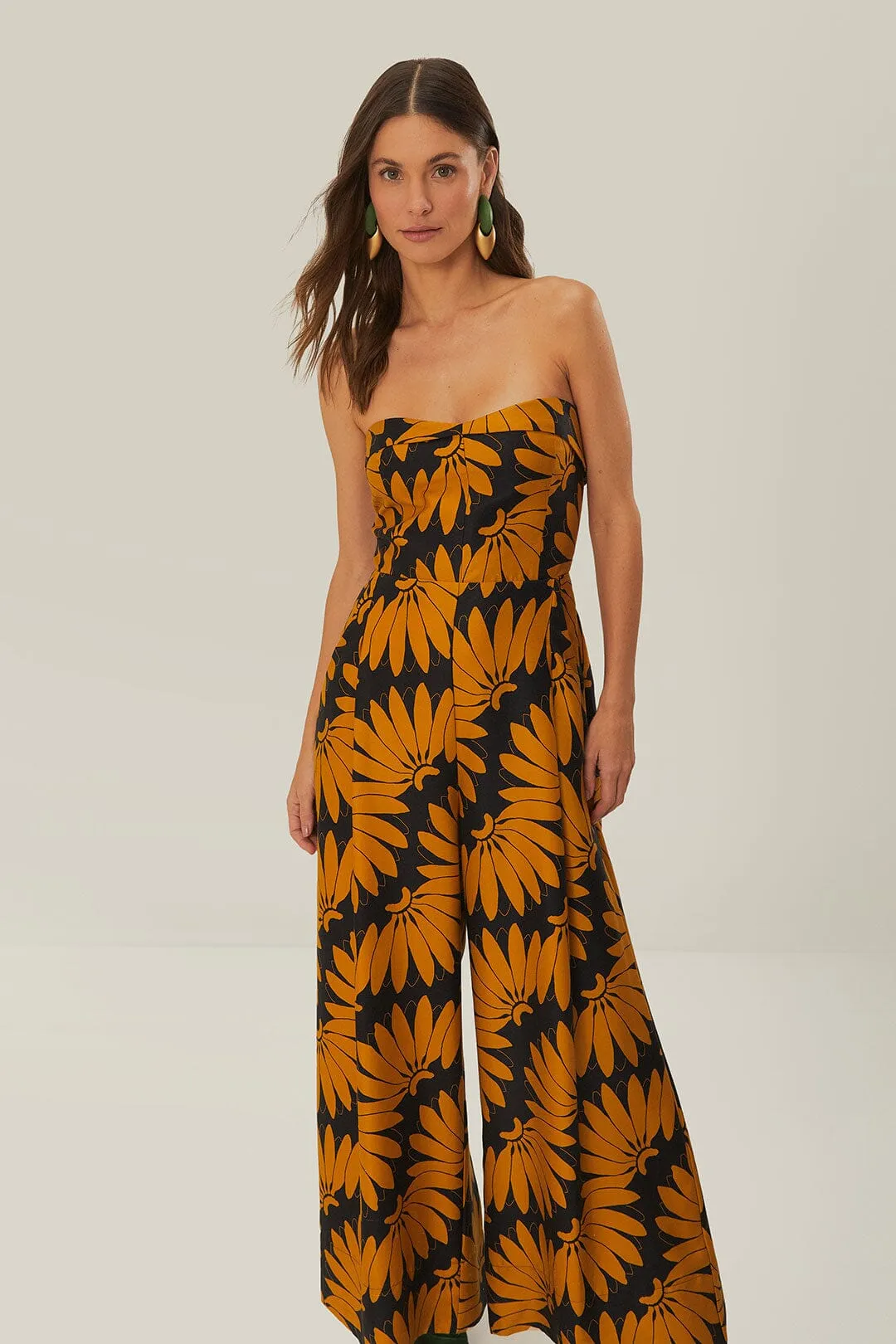 Yellow Copabanana Strapless Jumpsuit sold by FARM Rio product image thumbnail 2