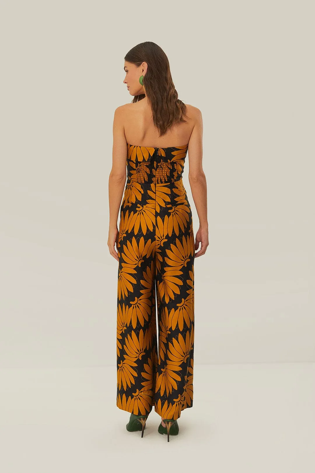 Yellow Copabanana Strapless Jumpsuit sold by FARM Rio product image thumbnail 4
