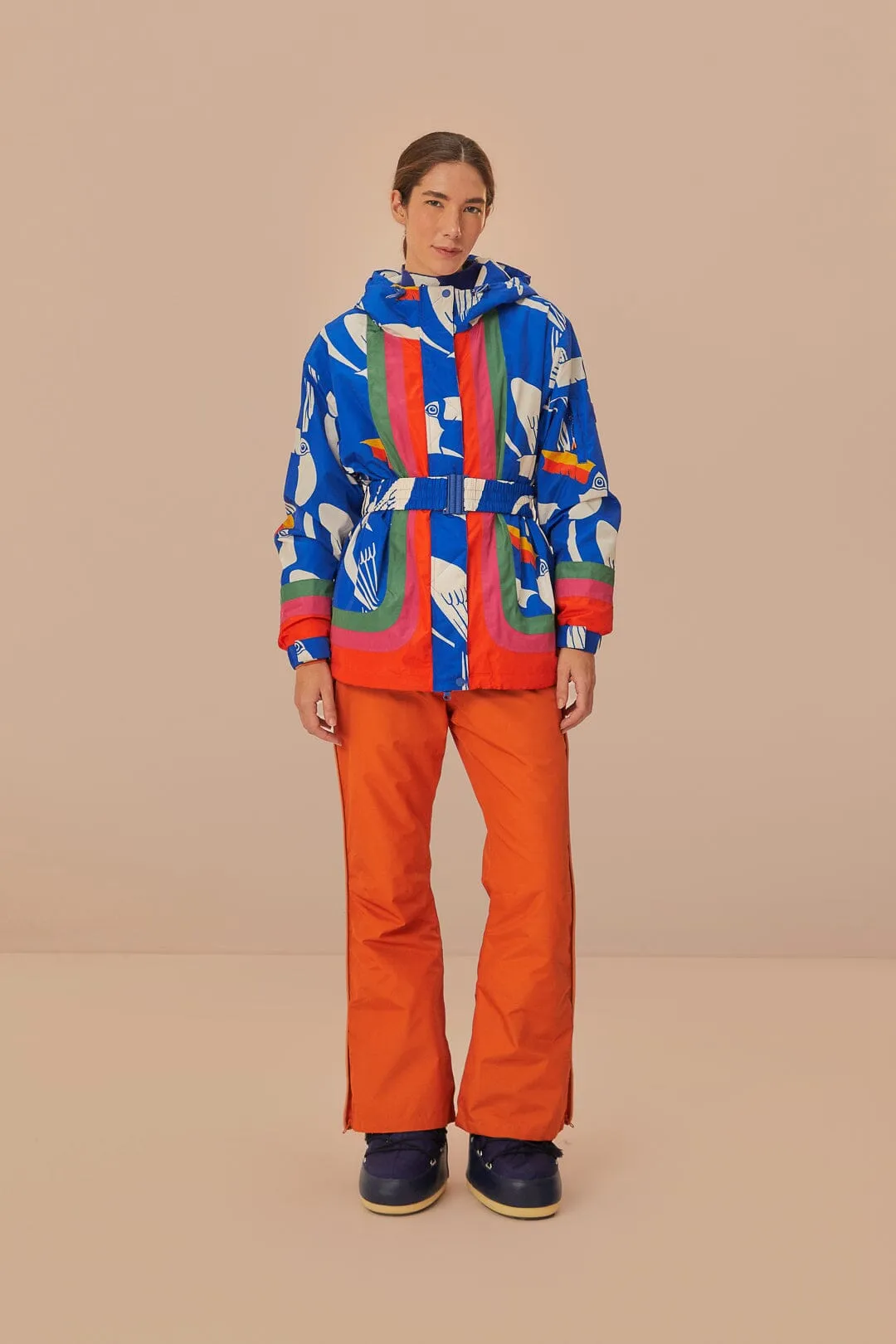 Blue Toucans Ski Jacket sold by FARM Rio product image thumbnail 3