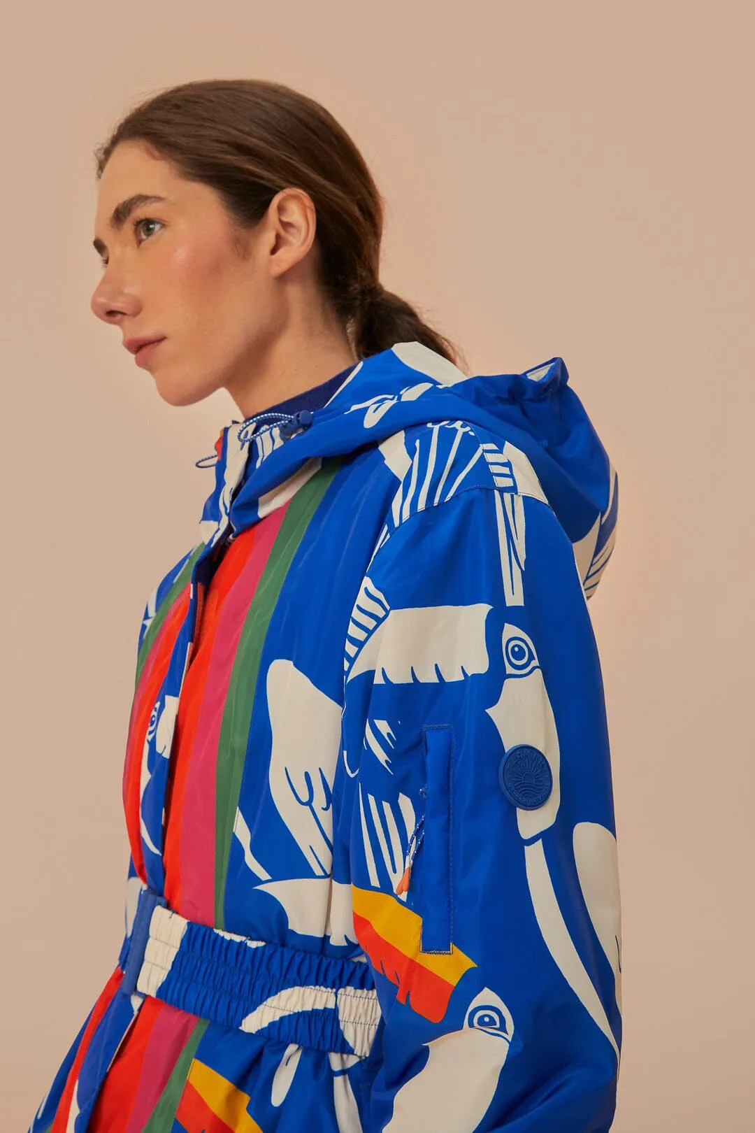 Blue Toucans Ski Jacket sold by FARM Rio product image thumbnail 4