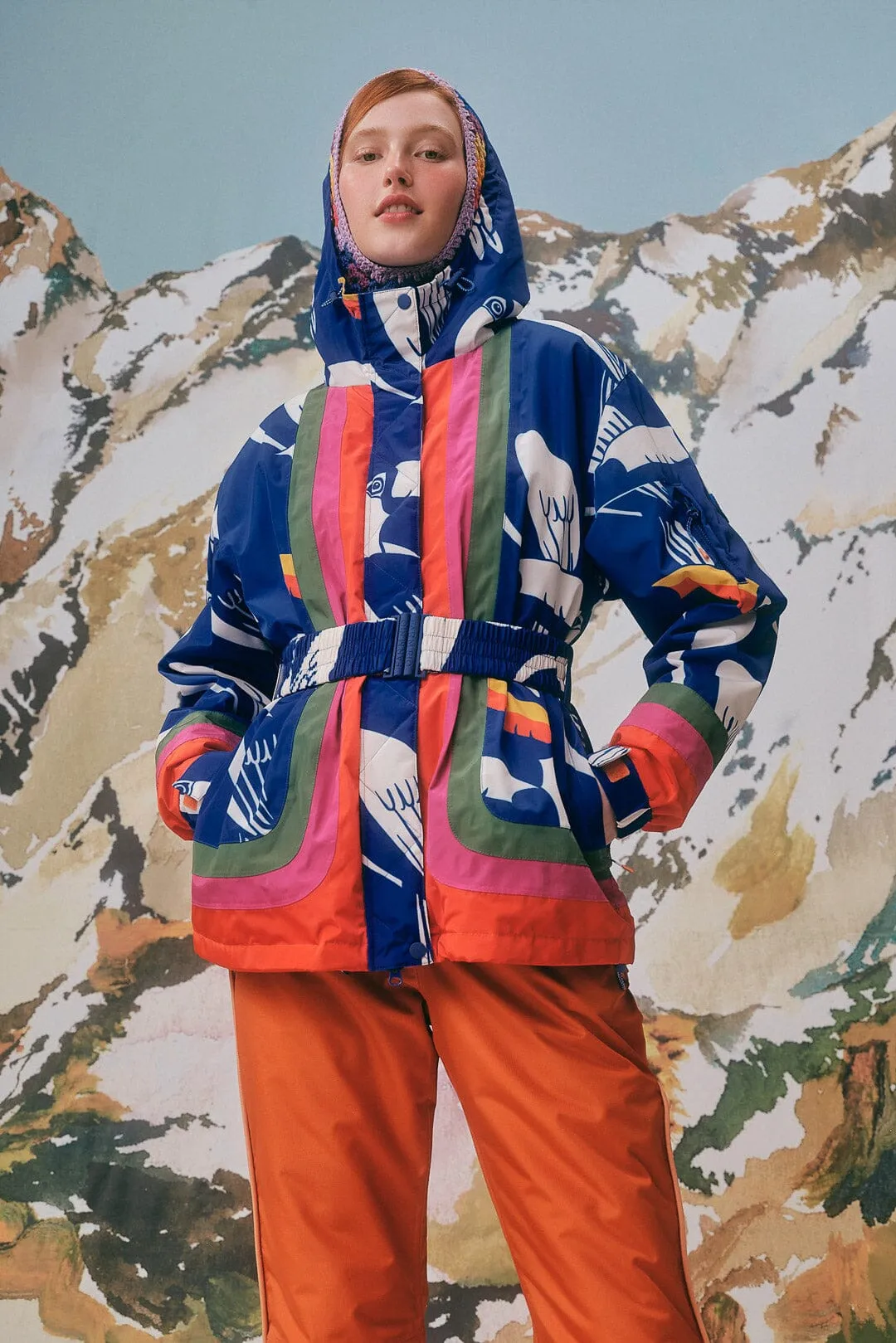 Blue Toucans Ski Jacket sold by FARM Rio