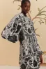 Off-White Flower Leopards Mini Dress sold by FARM Rio
