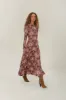 Brown Pineapple Jewelry Midi Dress sold by FARM Rio