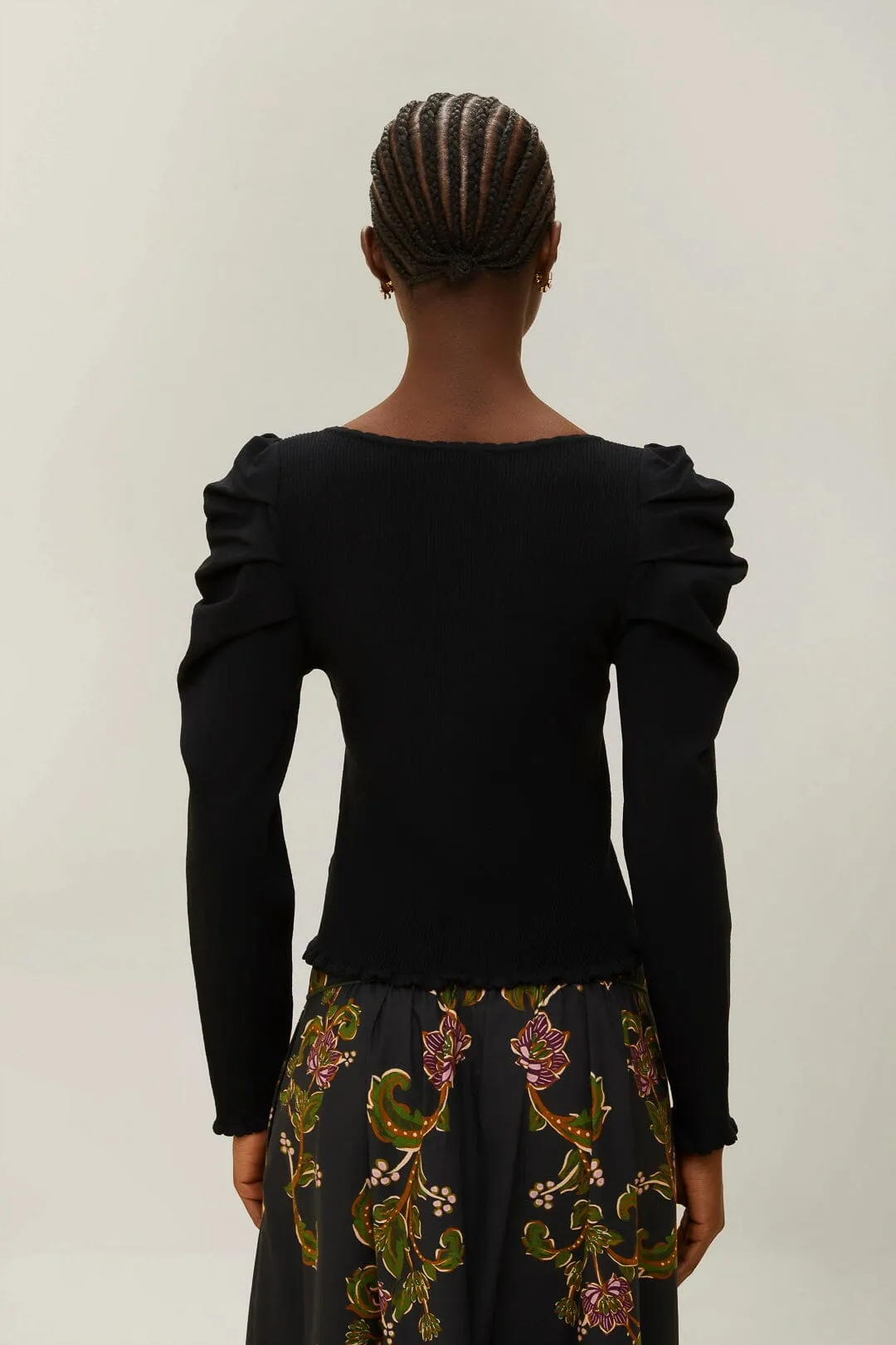 Black Knit Blouse sold by FARM Rio product image thumbnail 3