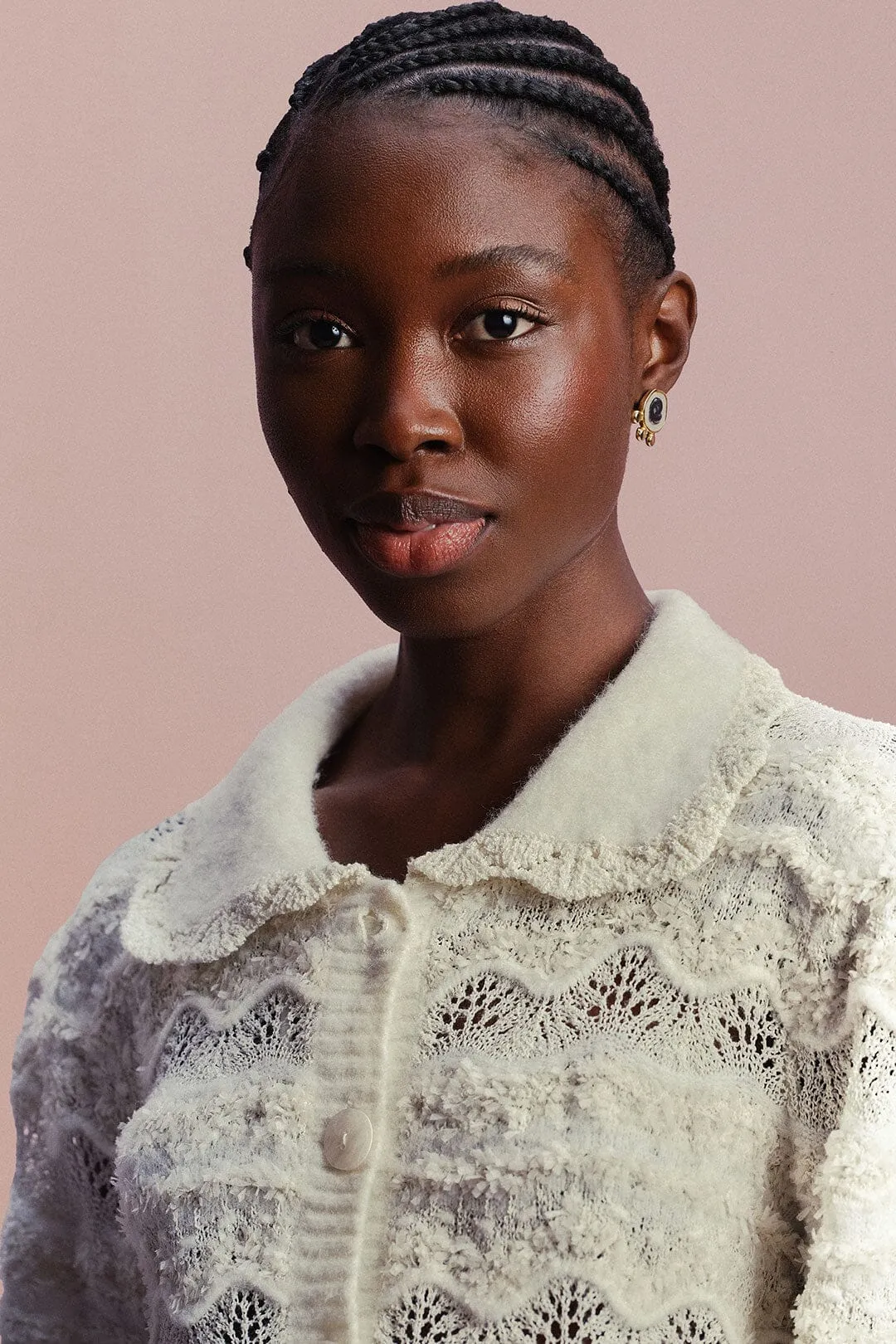 Mixed Stitches Off-White Knit Cardigan sold by FARM Rio product image thumbnail 2