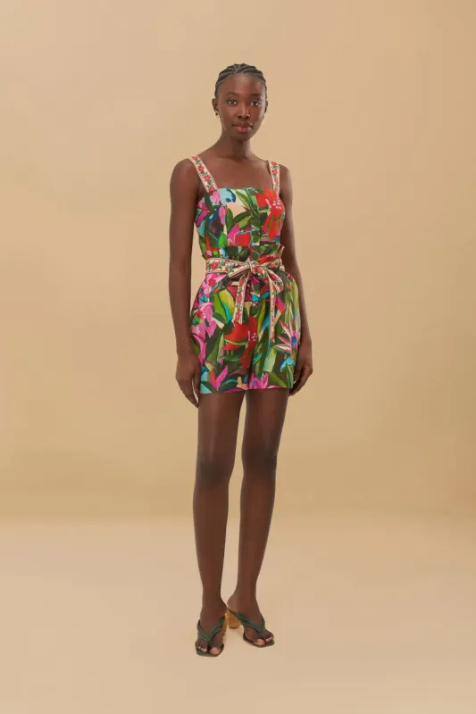 Multicolor Jardin De Reve Romper sold by FARM Rio
