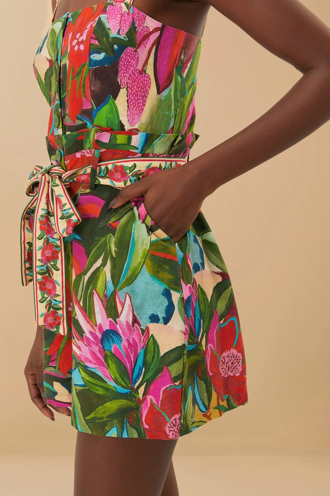 Multicolor Jardin De Reve Romper sold by FARM Rio product image thumbnail 4