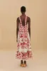 Off-White Floral Chains Maxi Dress sold by FARM Rio