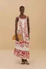 Off-White Floral Chains Maxi Dress sold by FARM Rio