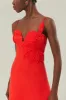 Red 3D Flower Bodice Mini Dress sold by FARM Rio