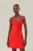 Red 3D Flower Bodice Mini Dress sold by FARM Rio