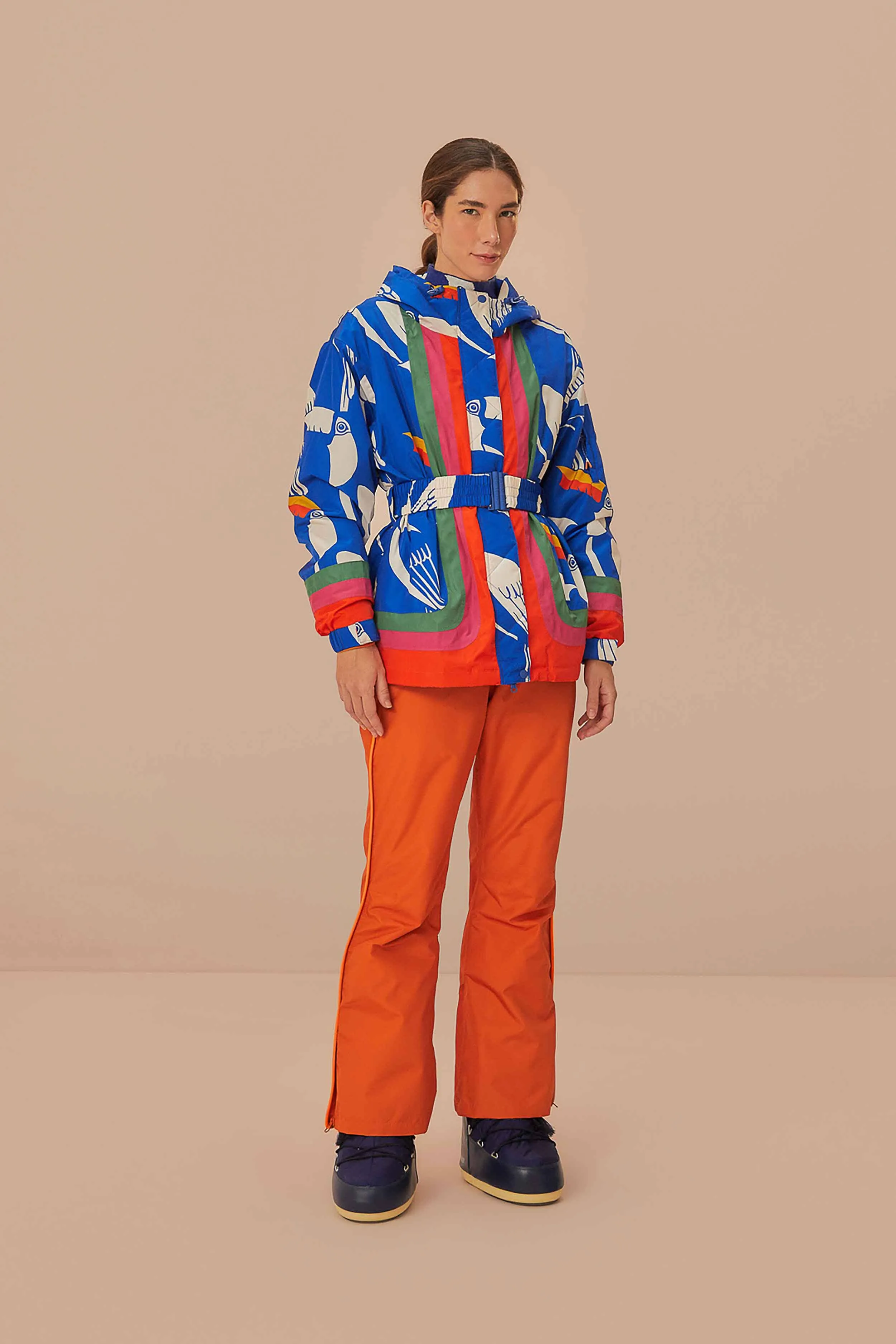Orange Ski Pants sold by FARM Rio product image thumbnail 2