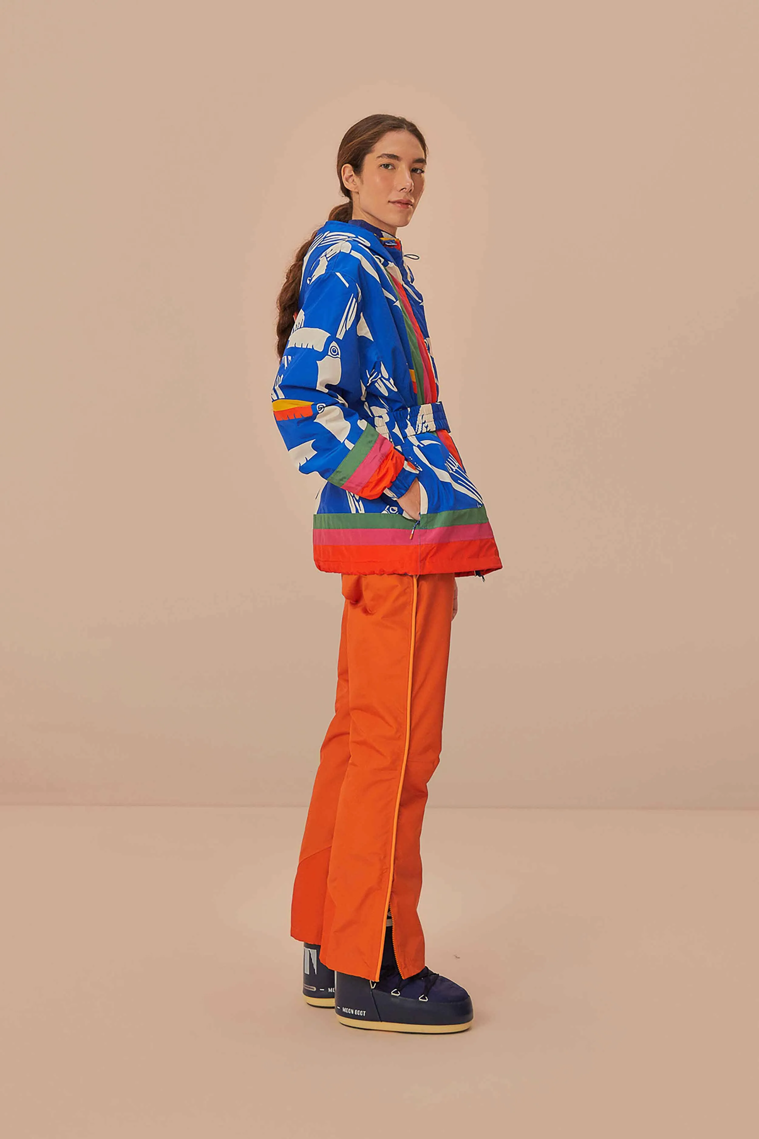 Orange Ski Pants sold by FARM Rio product image thumbnail 3