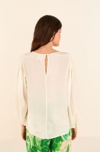 Off White Lace Blouse sold by FARM Rio