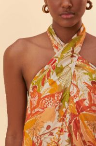 Sand Leopard Forest Mini Dress sold by FARM Rio
