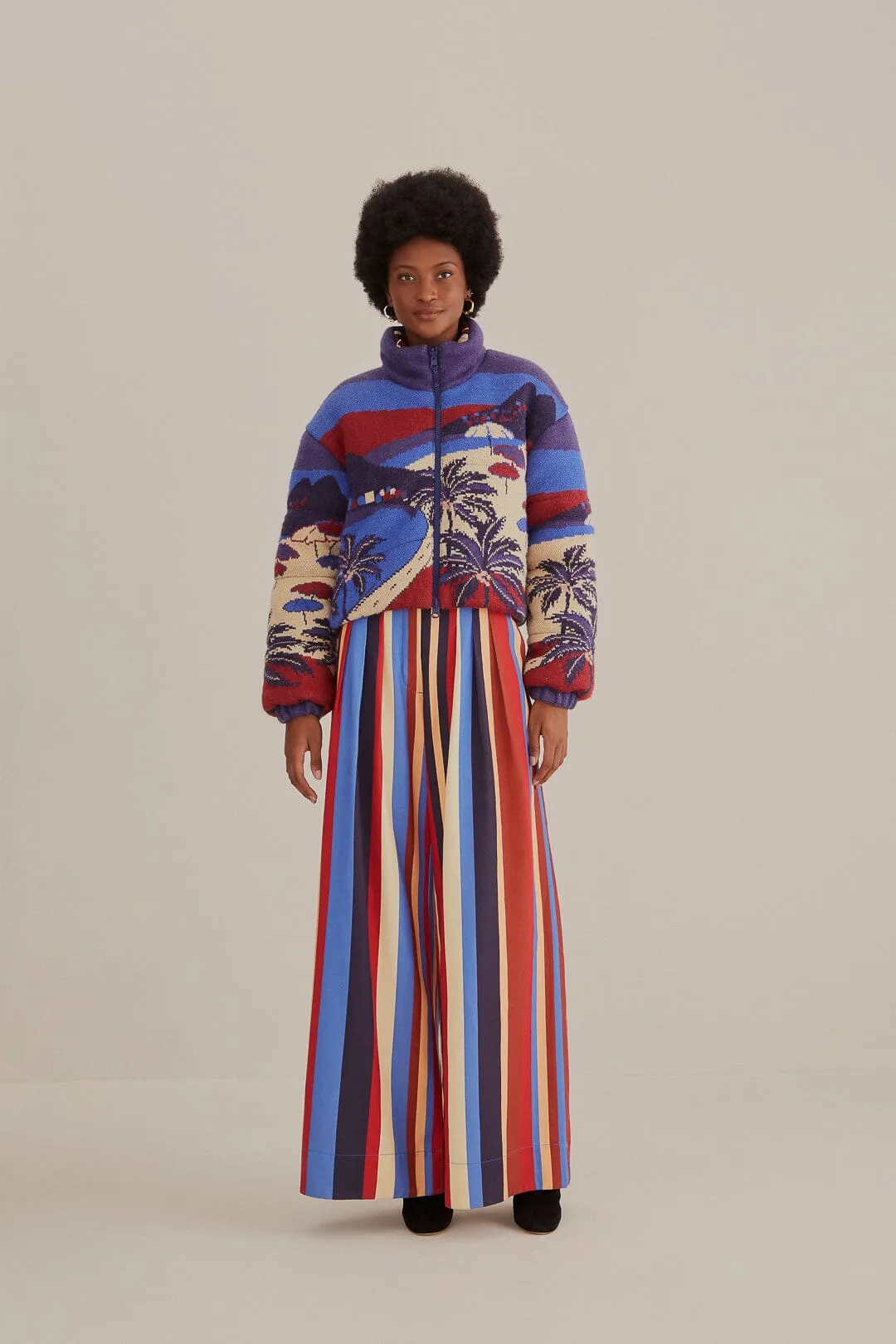 Carioca Tricot Puffer Jacket sold by FARM Rio product image thumbnail 3