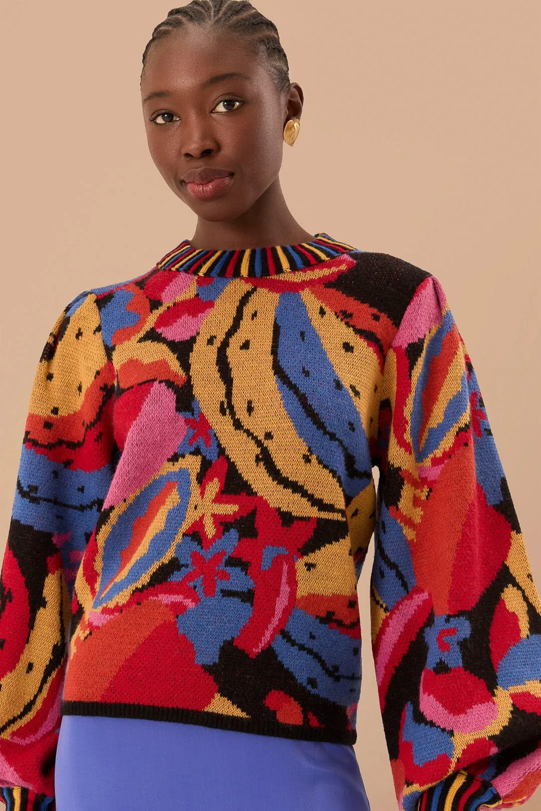 Multicolor Fruitelicious Knit Sweater sold by FARM Rio product image thumbnail 2