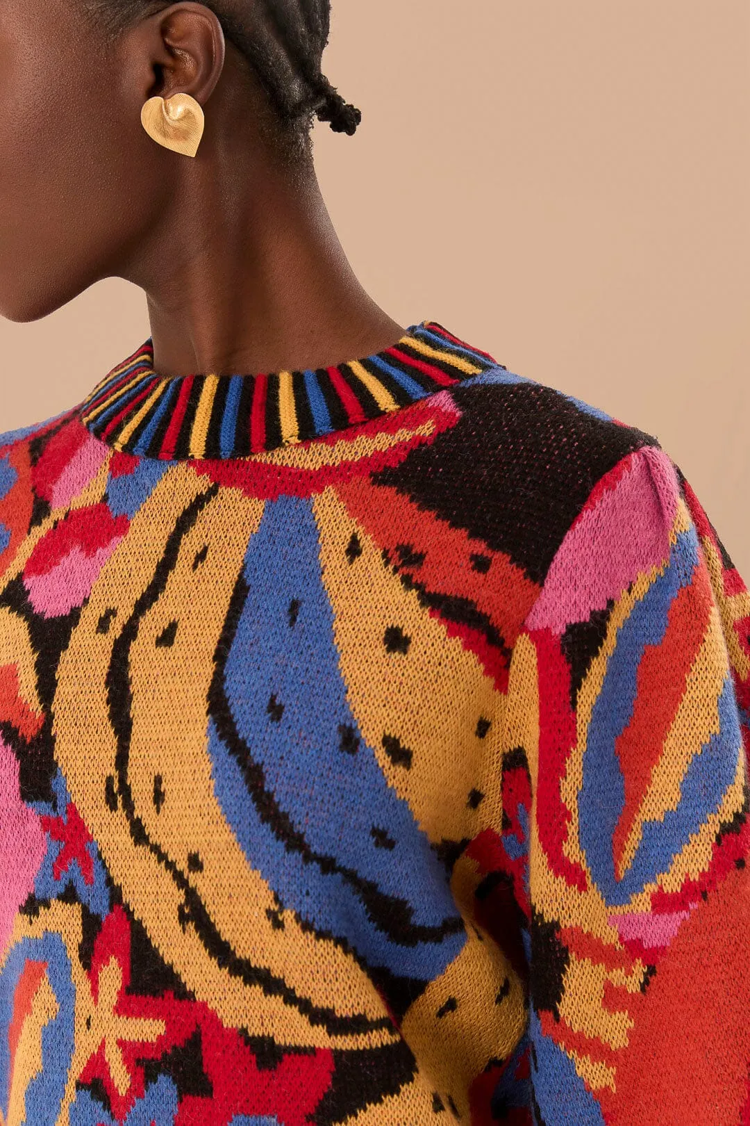 Multicolor Fruitelicious Knit Sweater sold by FARM Rio product image thumbnail 4