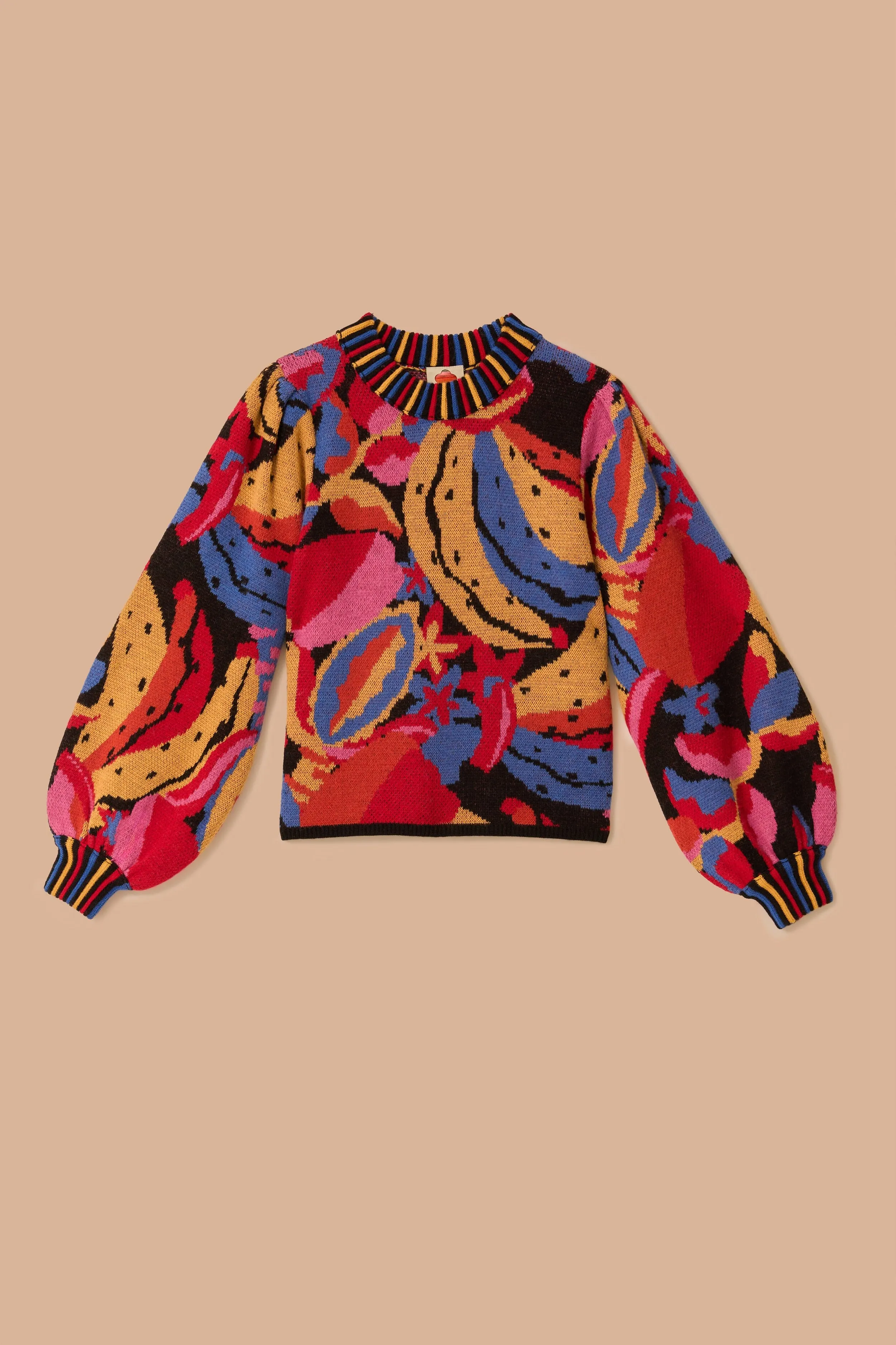 Multicolor Fruitelicious Knit Sweater sold by FARM Rio product image thumbnail 5
