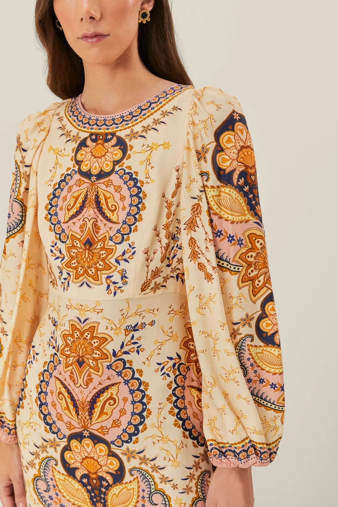 Beige Boho Midi Dress sold by FARM Rio product image thumbnail 2