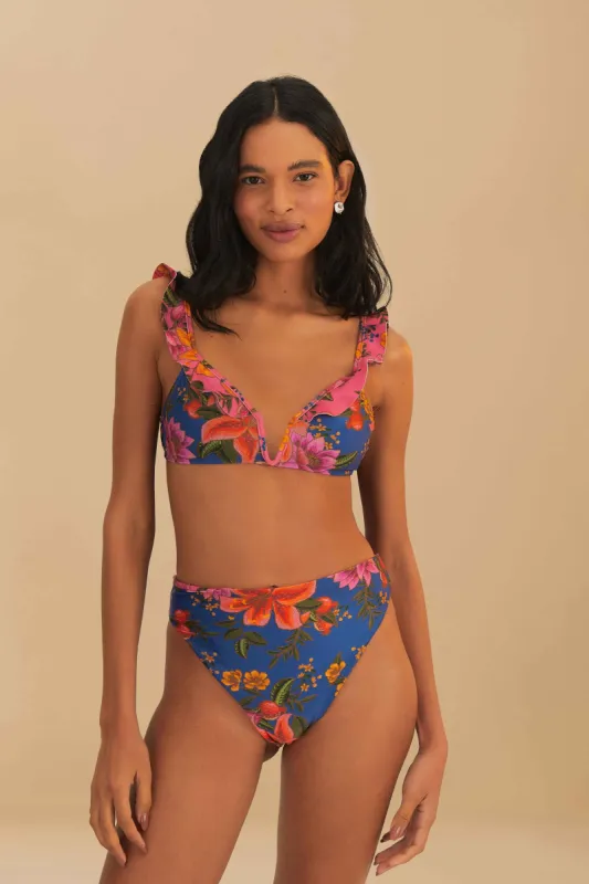 Multicolor Summer Fruit High Waist Bikini Bottom sold by FARM Rio