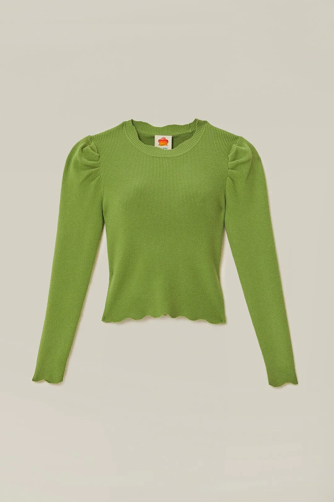 Green Knit Blouse sold by FARM Rio product image thumbnail 5